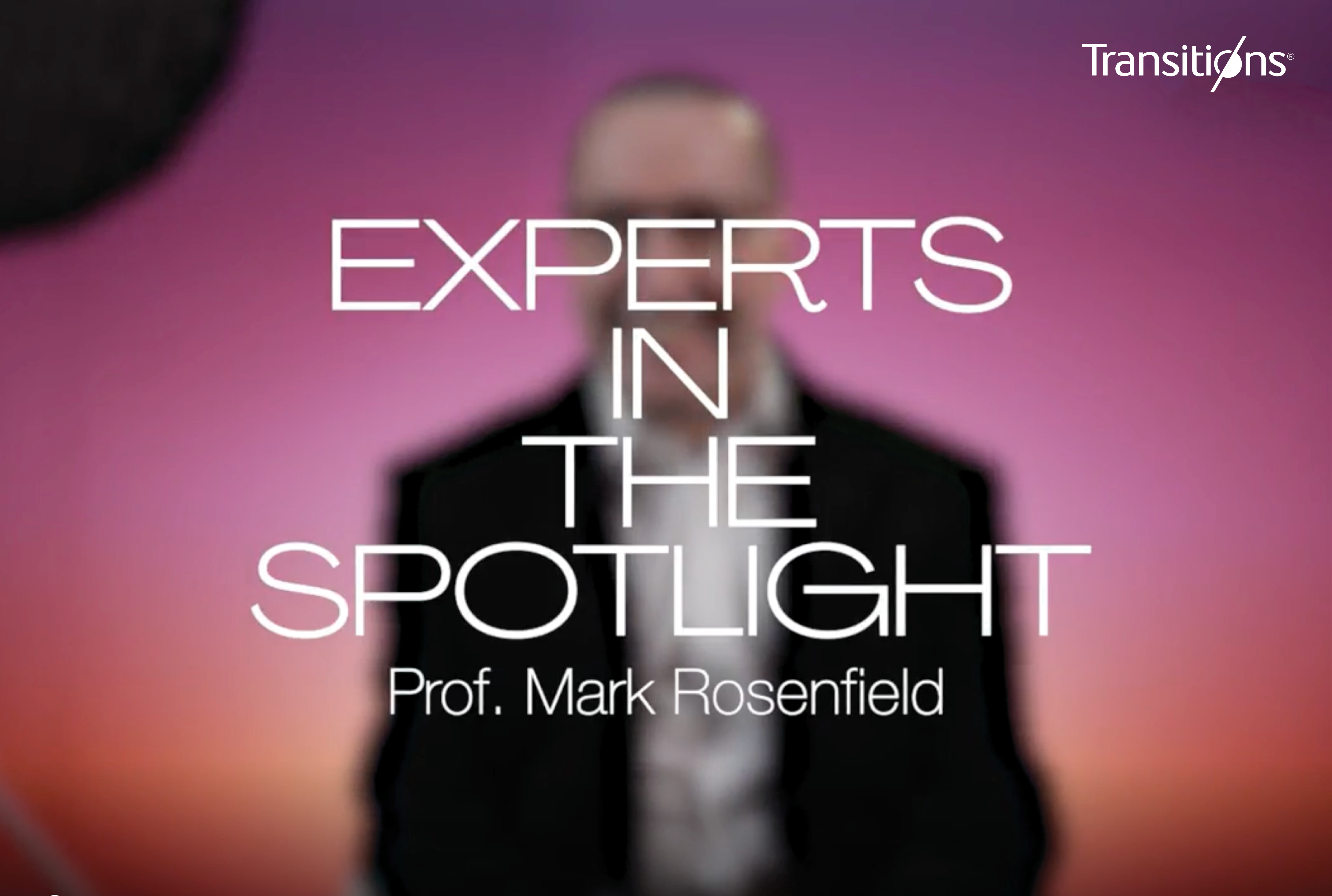 Experts in the Spotlight: Prof. Mark Rosenfield